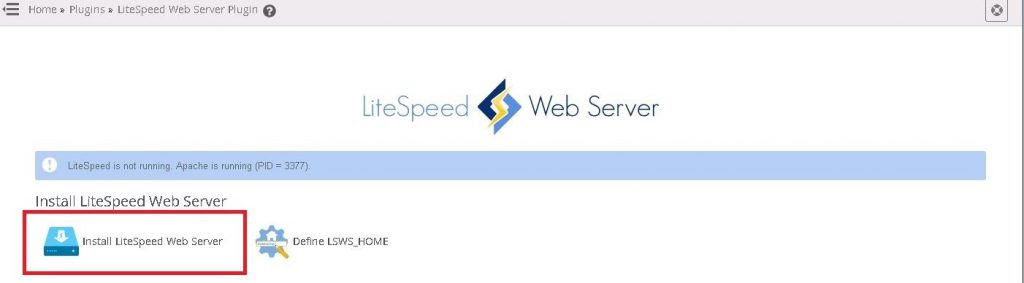 Install Speed Webserver