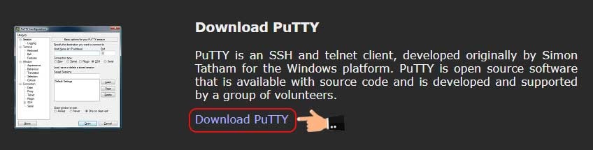 اتصال به سرور لینوکس به کمک PuTTY