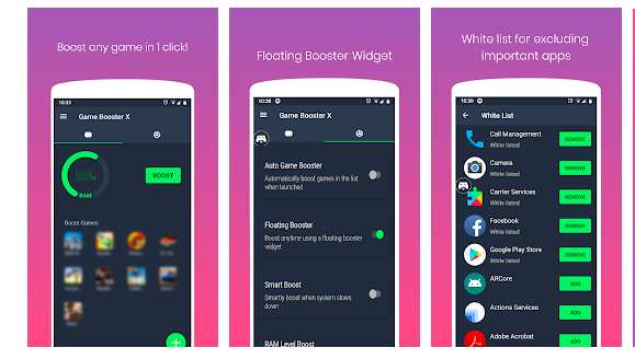 اپلیکیشن Game Booster X نرم افزار های اندروید و آیفون