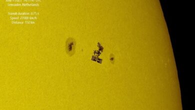 ایستگاه فضایی در خورشید