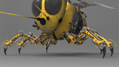 ساخت زنبور رباتیک