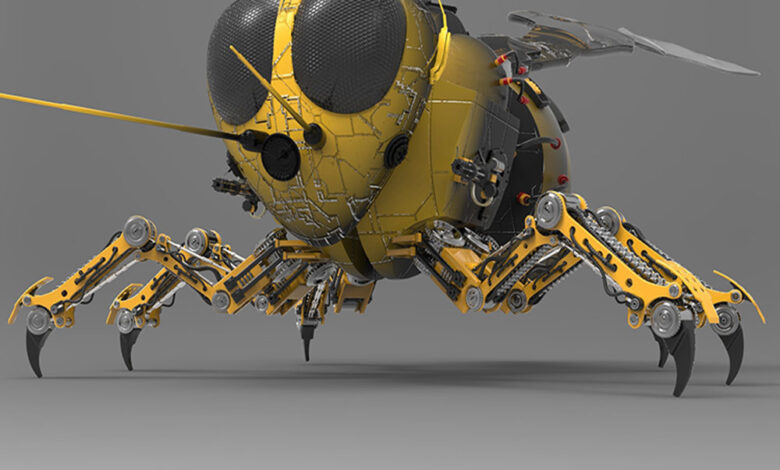 ساخت زنبور رباتیک