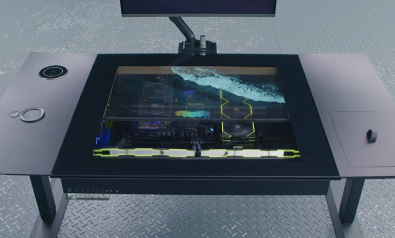 کیس کامپیوتر جدید Lian Li با صفحه‌نمایش اولد شفاف رونمایی شد