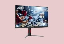 مانیتور گیمینگ جدید AOC معرفی شد؛ 27 اینچی 2K با نرخ تازهسازی 180 هرتزی