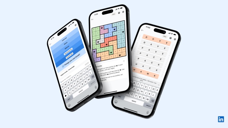 بازی‌های اختصاصی لینکدین در دسترس کاربران قرار گرفتند