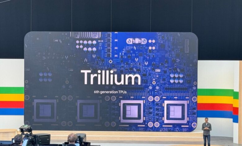 گوگل از نسل ششم تراشه های تنسور با نام Trillium رونمایی کرد