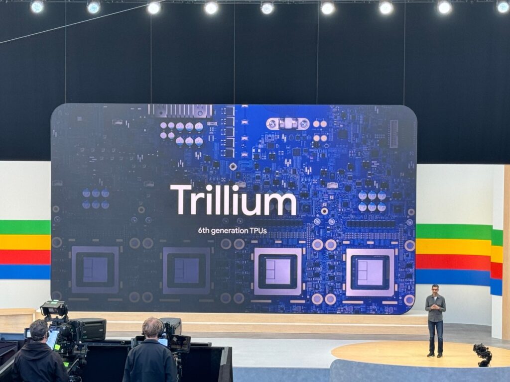 گوگل از نسل ششم تراشه های تنسور با نام Trillium رونمایی کرد
