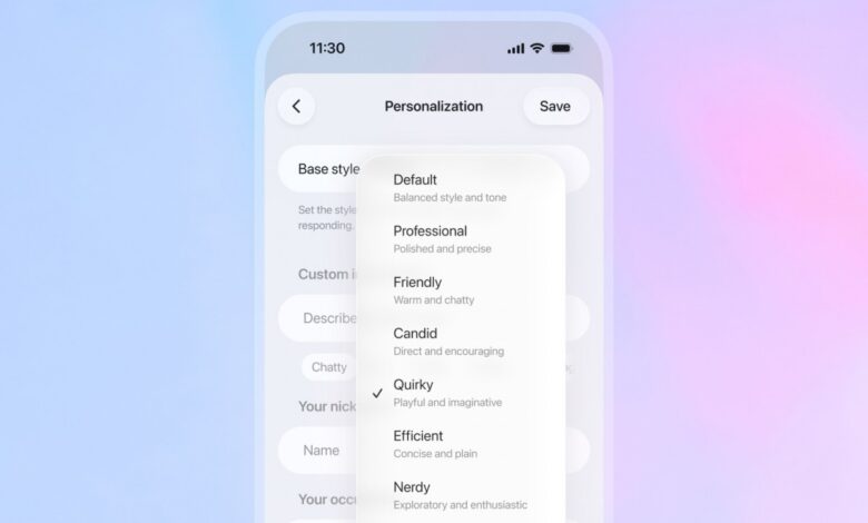 مدل GPT‑5.1 OpenAI
